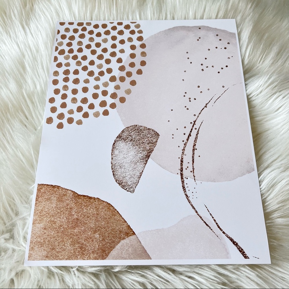 Modern Abstract Shape Wall Art Print Unframed - Picture 13 of 13